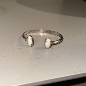 Kendra Scott Elegant Silver and White Women's Bracelet